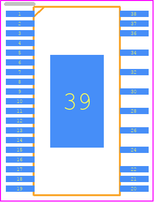 LT8705EFE#PBF - Analog Devices PCB footprint - Other - Other - FE PACKAGE VARIATION: FE38(31) 38-LEAD PLASTIC TSSOP
