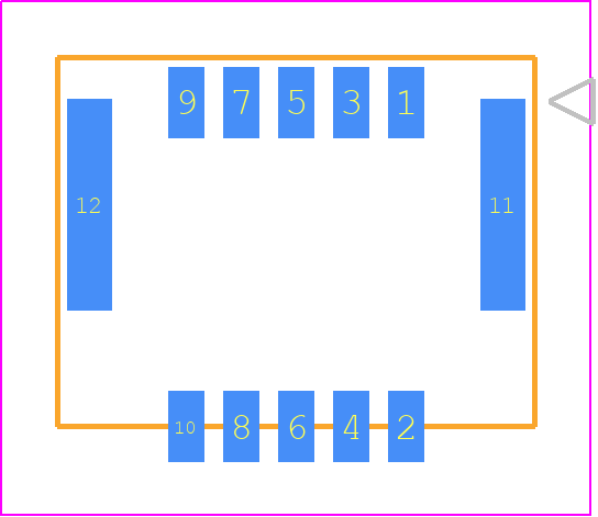 5054331021 - Molex PCB footprint - Other - Other - 50543310YY