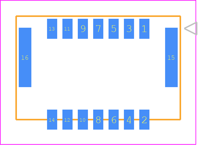 5054331461 - Molex PCB footprint - Other - Other - 50543314YY