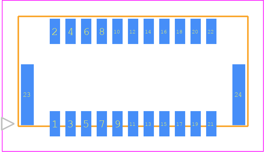 5054482251 - Molex PCB footprint - Other - Other - 50544822YY_31517191