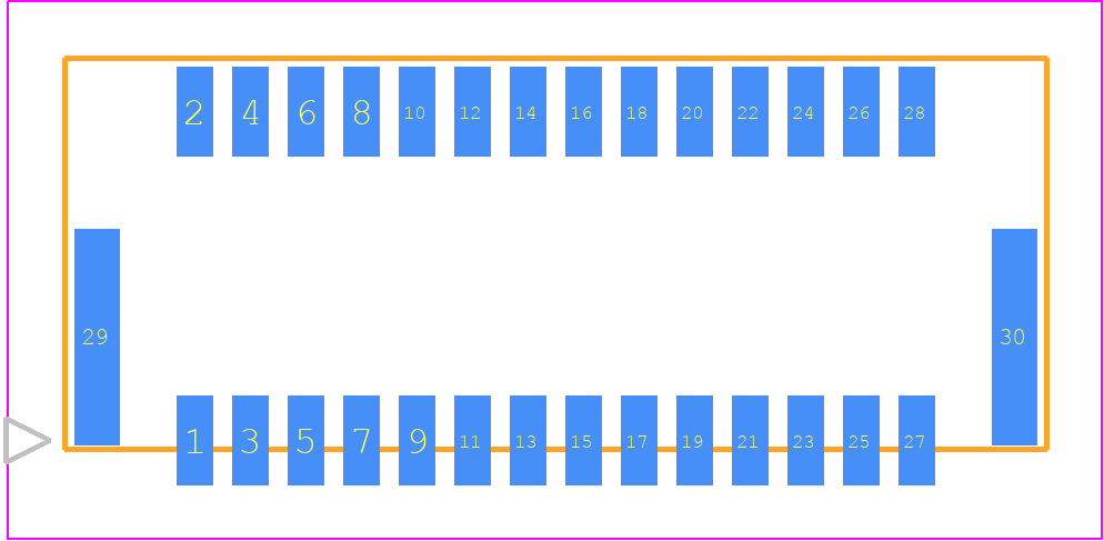 5054482871 - Molex PCB footprint - Other - Other - 50544828YY_31517191
