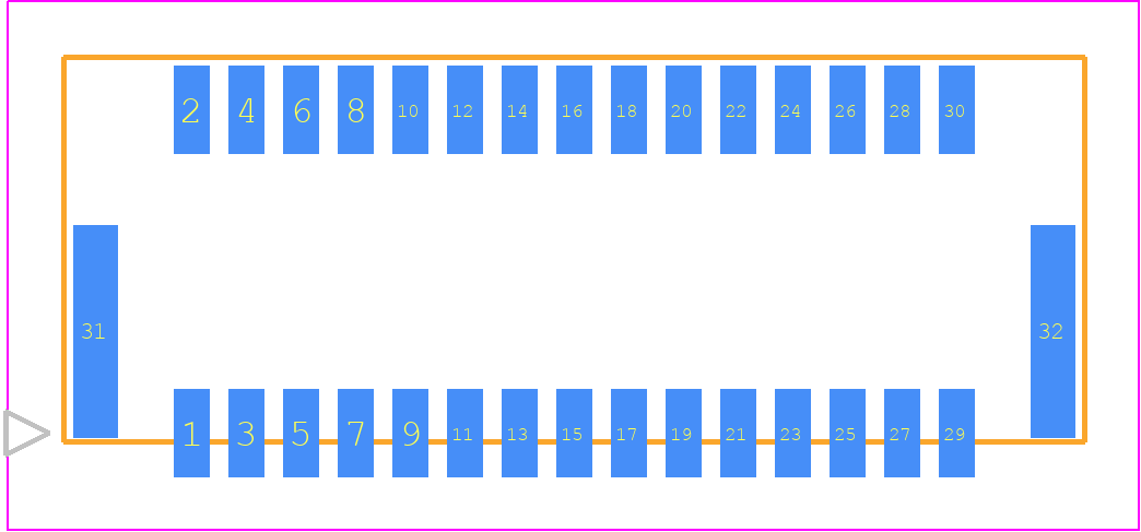 5054483091 - Molex PCB footprint - Other - Other - 50544830YY_31517191