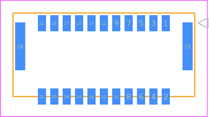 5054332261 - Molex PCB footprint - Other - Other - 50543322YY