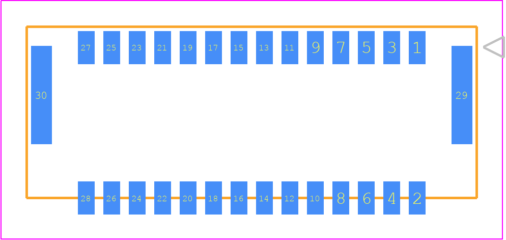 5054332841 - Molex PCB footprint - Other - Other - 50543328YY