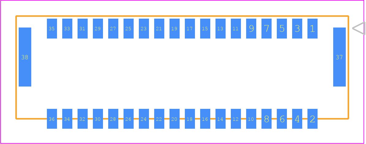 5054333641 - Molex PCB footprint - Other - Other - 50543336YY