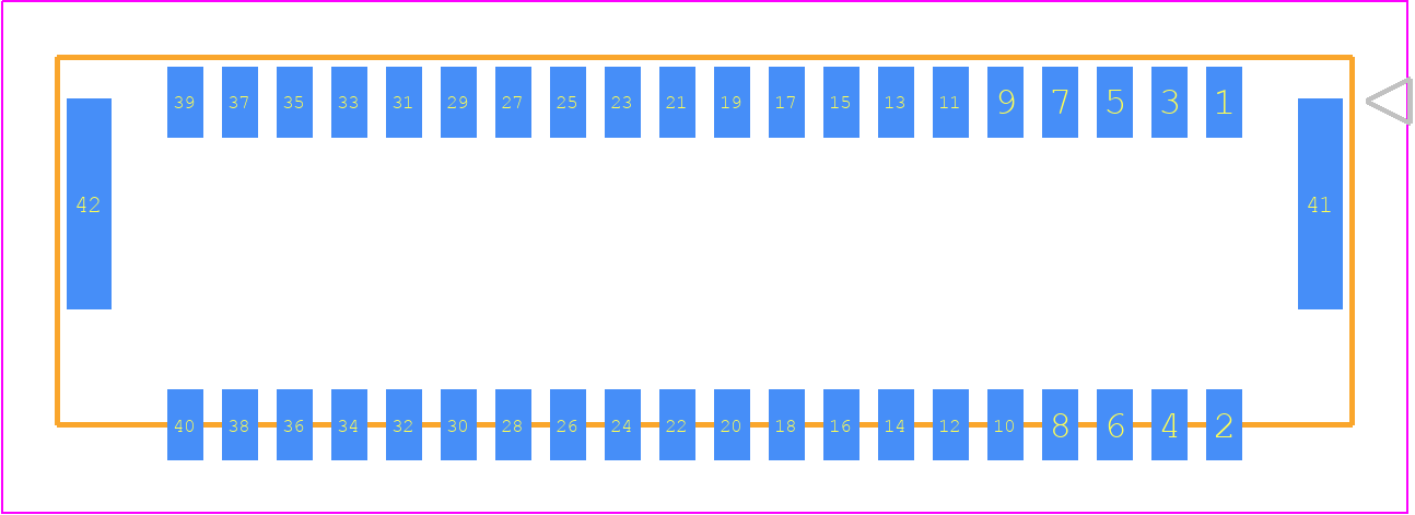 5054334091 - Molex PCB footprint - Other - Other - 50543340YY