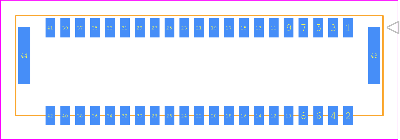 5054334231 - Molex PCB footprint - Other - Other - 50543342YY