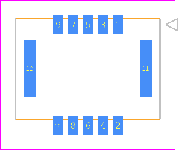 2077601081 - Molex PCB footprint - Other - Other - 20776010YY