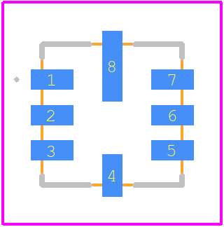 LTC6655CHLS8-5#PBF - Analog Devices PCB footprint - Other - Other - LS8 Package 8-Pin Leadless Chip Carrier (5mm × 5mm)_2025-2