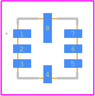 LTC6655CHLS8-4.096#PBF - Analog Devices PCB footprint - Other - Other - LS8 PACKAGE 8-PIN LEADLESS CHIP CARRIER (5mm × 5mm)_2025-5