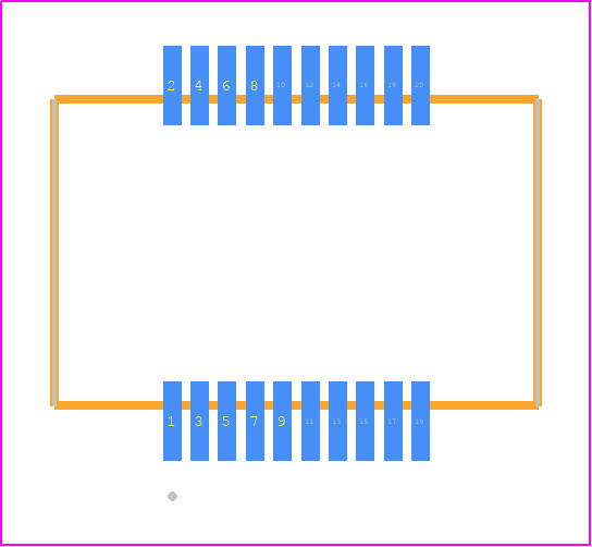 MEC6-110-02-L-DV - SAMTEC PCB footprint - Other - Other - MEC6-110-02-X-DV
