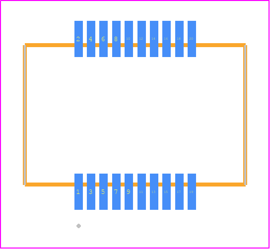 MEC6-110-02-S-DV - SAMTEC PCB footprint - Other - Other - MEC6-110-02-X-DV