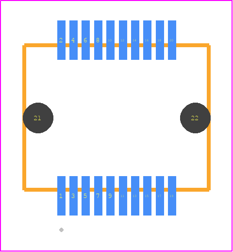 MEC6-110-02-S-D-RA1-TR - SAMTEC PCB footprint - Other - Other - MEC6-110-02-X-D-RA1-TR