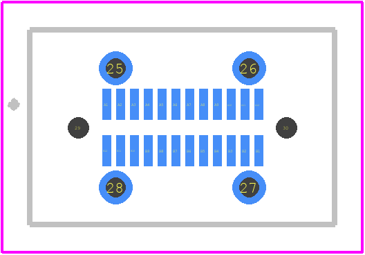U31BU1CGV - Econ Connect PCB footprint - Other - Other - U31BU1CGV