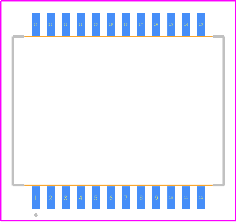 QT2407SC - Magcom PCB footprint - Other - Other - QT2407SC-4