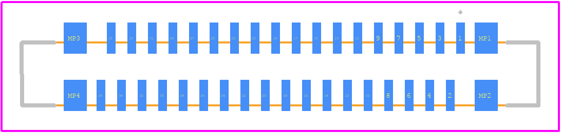 F314-1A7H1-11036 - Amphenol Communications Solutions PCB footprint - Other - Other - F314-1A7H1-11036-1