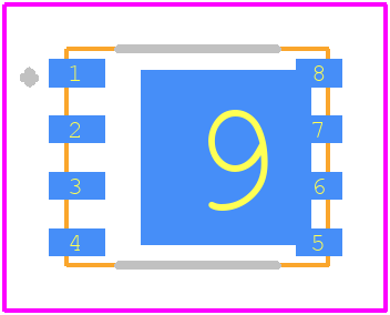 SIR681DP-T1-RE3 - Vishay PCB footprint - Other - Other - PowerPAK® SO-8 Single_.H=1.12mm