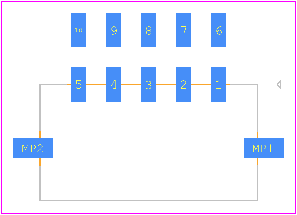 430451011 - Molex PCB footprint - Other - Other - 430451009-2