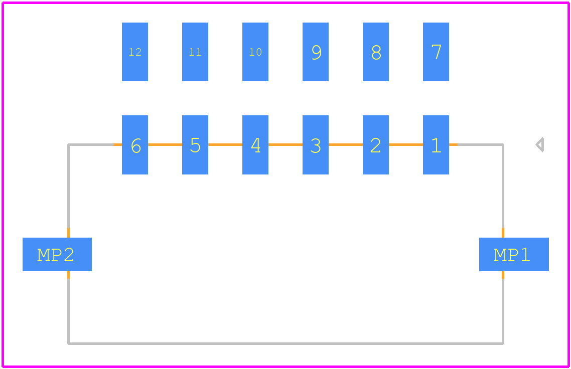 430451209 - Molex PCB footprint - Other - Other - 430451209-7