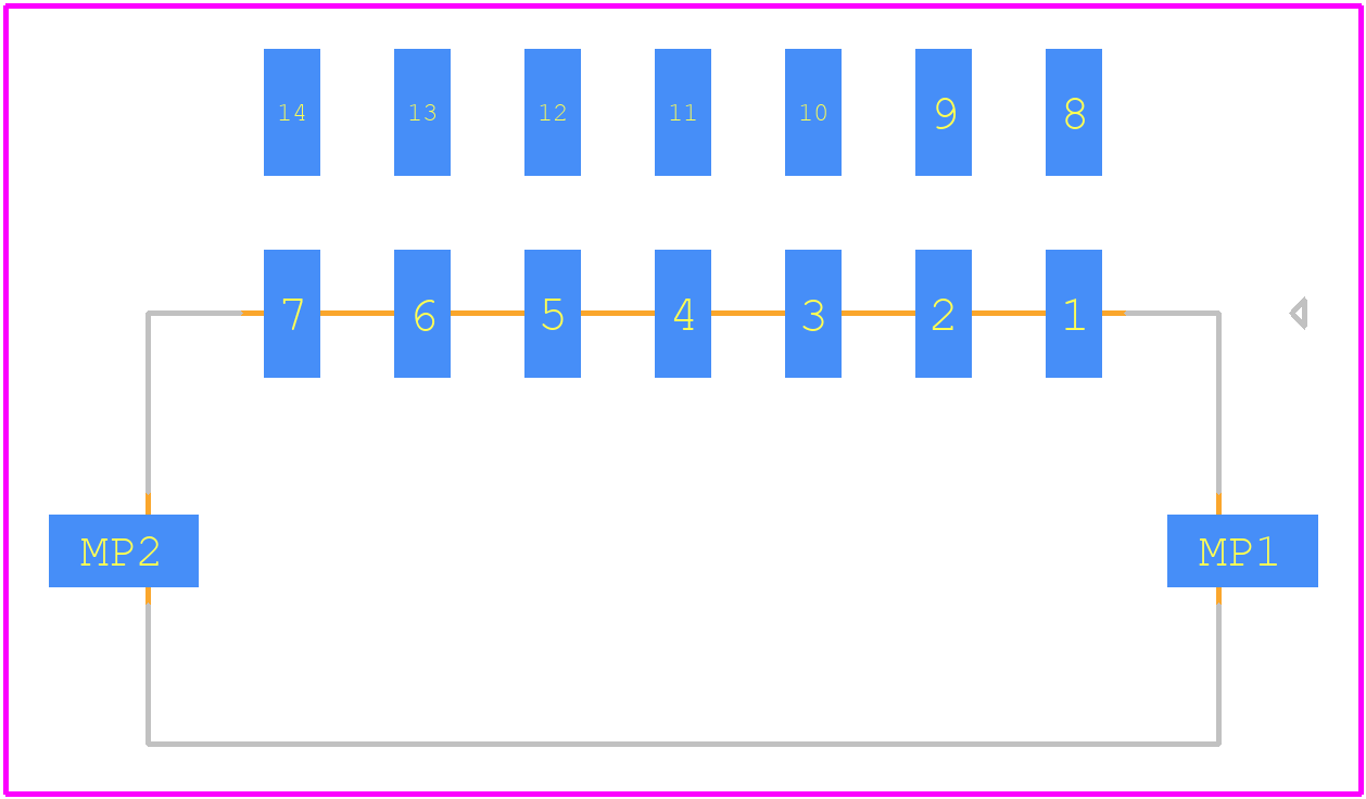 430451409 - Molex PCB footprint - Other - Other - 430451409-1