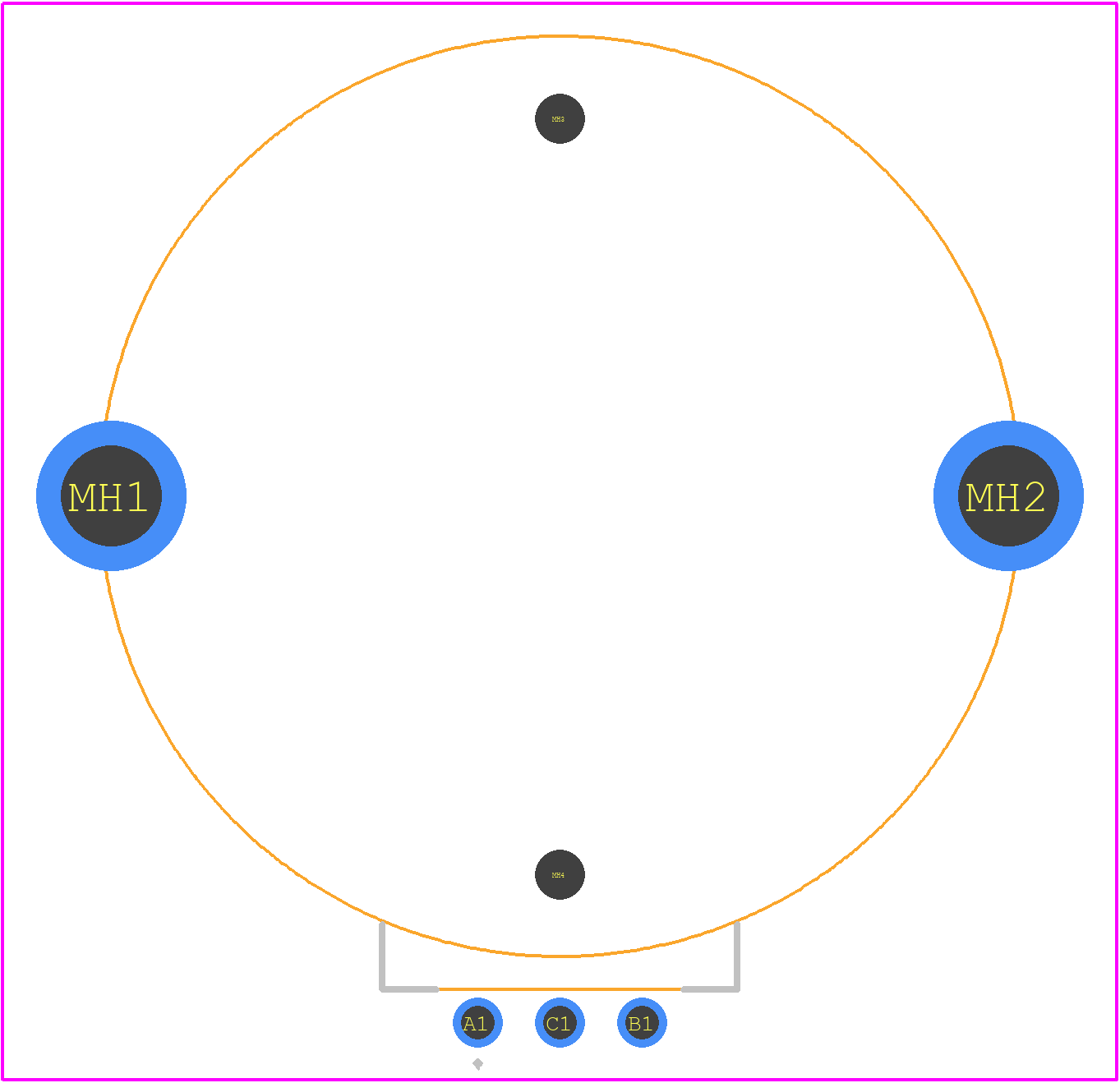 PER281-P115-N0015 - Bourns PCB footprint - Other - Other - PER281-P115-N0015-2