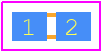 CFN0402-FX-R010ELF - Bourns PCB footprint - Resistor Chip - Resistor Chip - CFN0402-1