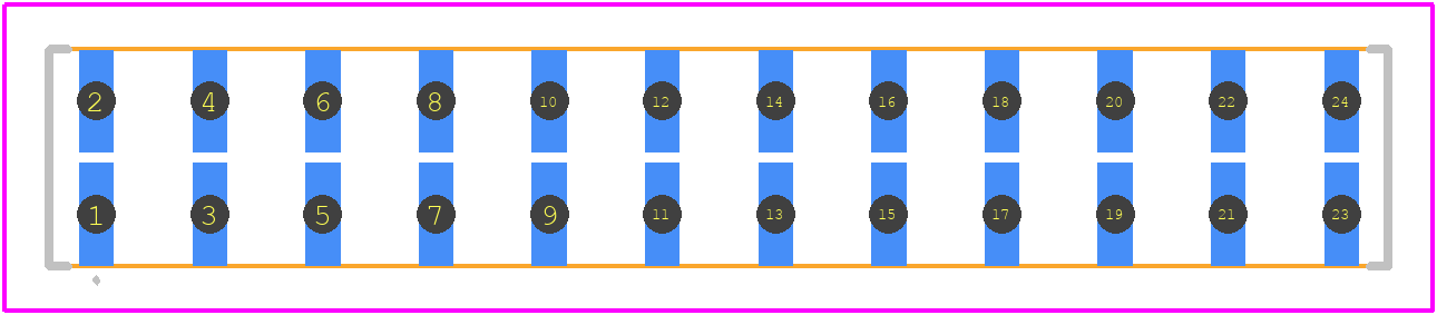 6-146256-2 - TE Connectivity PCB footprint - Other - Other - 6-146256-2-5