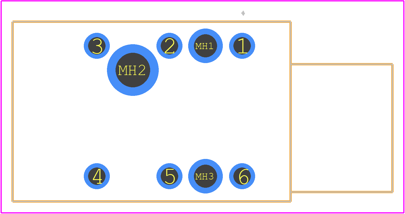 ACJS-PHOP-1 - Amphenol PCB footprint - Other - Other - ACJS-PHOP-1-1