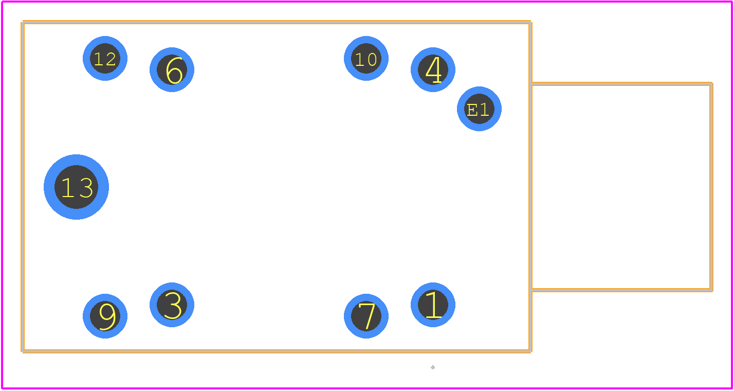 ACJM-MHDEM - Amphenol PCB footprint - Other - Other - ACJM-MHDEM-4