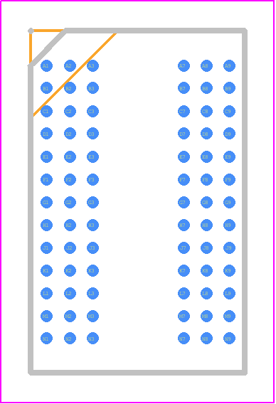 AS4C1G8D4-75BIN - Alliance Memory PCB footprint - BGA - BGA - AS4C1G8D4-75BIN