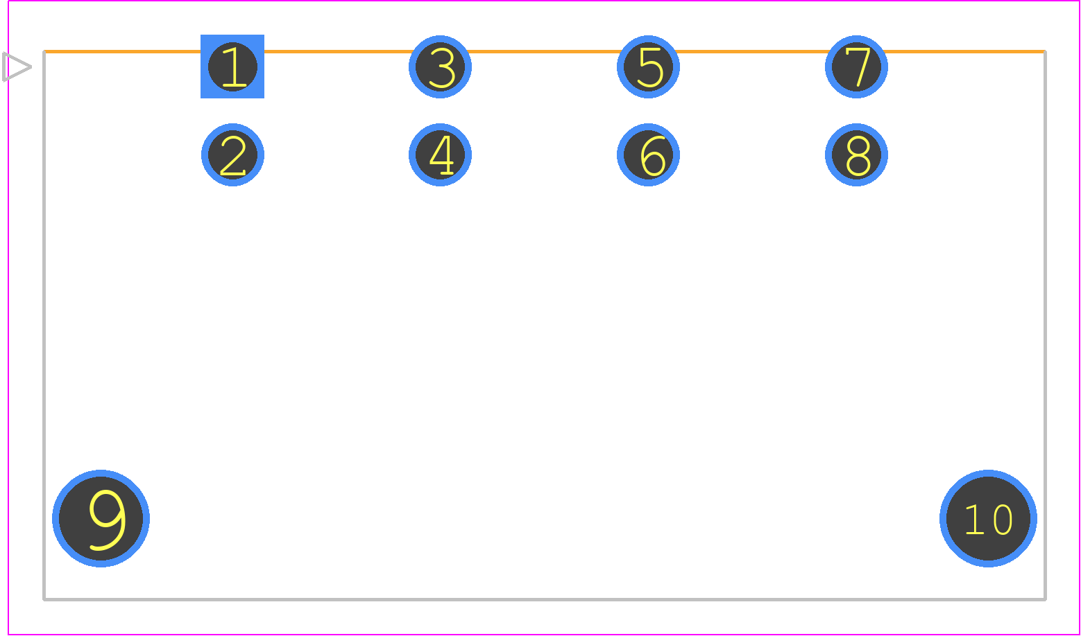 431603104 - Molex PCB footprint - Other - Other - 43160YY04_3