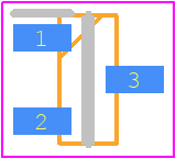 SI2392ADS-T1-BE3 - Vishay PCB footprint - SOT23 (3-Pin) - SOT23 (3-Pin) - SOT-23 (TO-236)