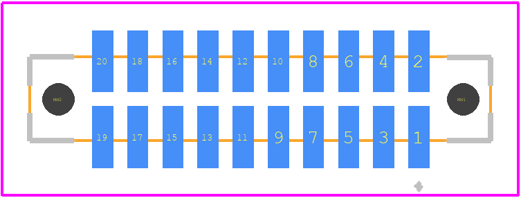SFM-110-02-L-D-LC-K - SAMTEC PCB footprint - Other - Other - SFM-110-02-L-D-LC-K-4