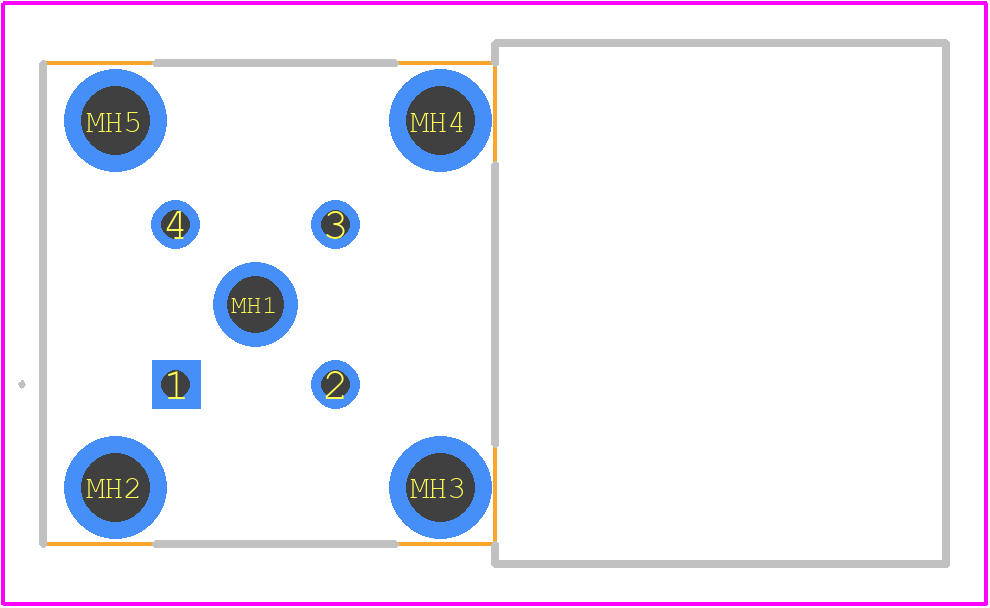 FM4-NZRP-PCB-1 - Amphenol PCB footprint - Other - Other - FM4-NZRP-PCB-1-4