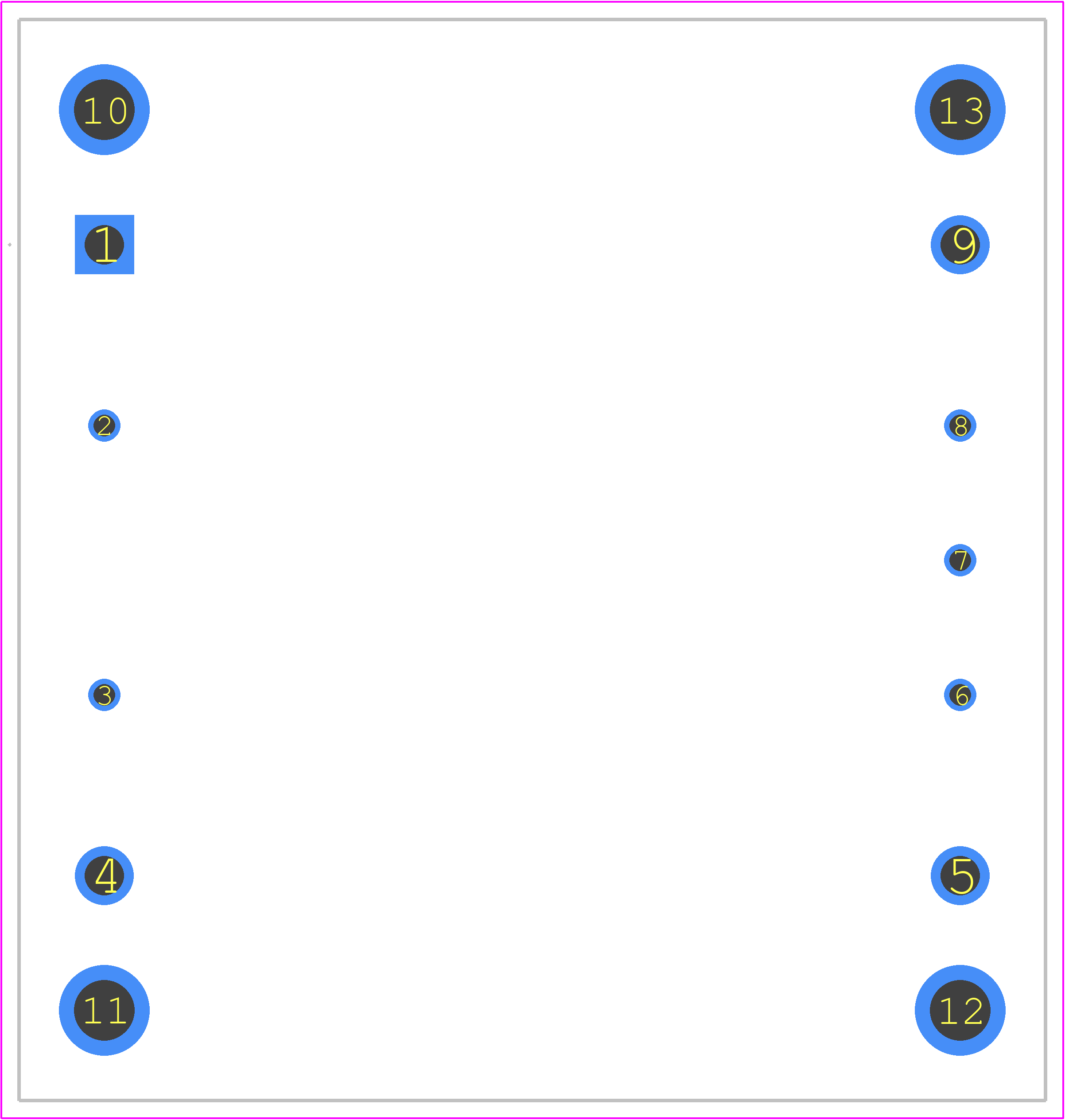 QSB15048S12 - XP POWER PCB footprint - Other - Other - 61 X 57.9 X 12.7mm