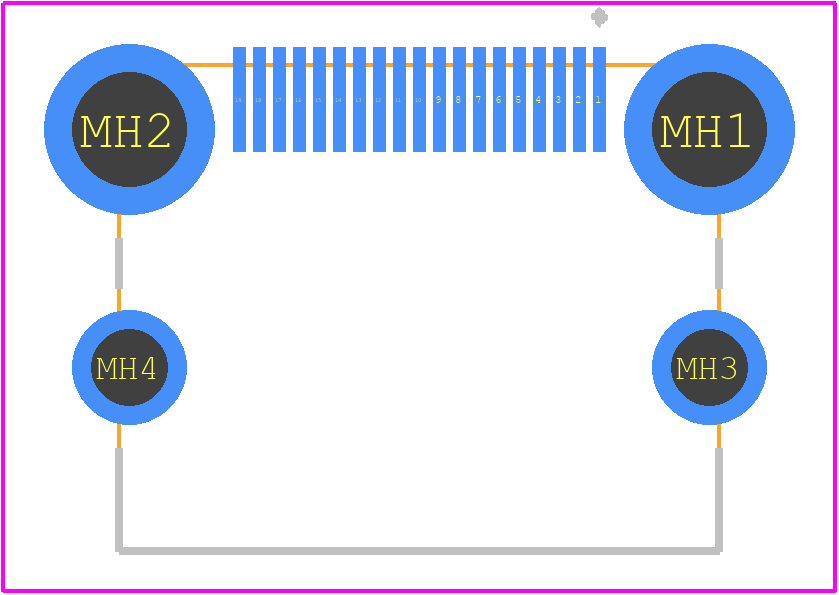 2086581002 - Molex PCB footprint - Other - Other - 2086581002-1