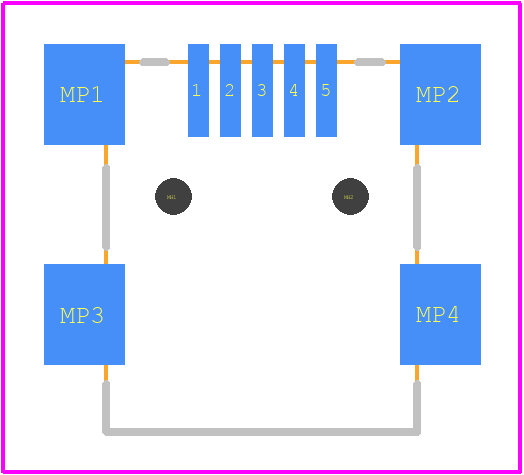 UBF11-03 - RND Connect PCB footprint - Other - Other - UBF11-03-4