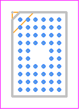 95V857AHLF - Renesas Electronics PCB footprint - BGA - BGA - 56-BGA