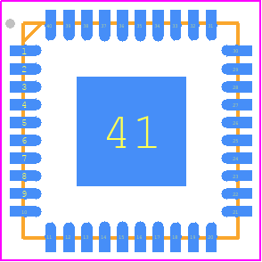 95V857AK - Renesas Electronics PCB footprint - Quad Flat No-Lead - Quad Flat No-Lead - MLF_1