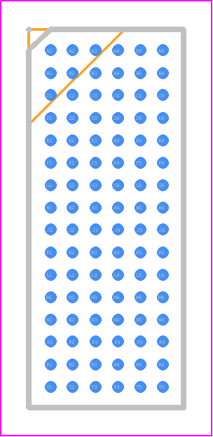 SSTUA32866BHLFT - Renesas Electronics PCB footprint - BGA - BGA - LFBGA (standard size: 5.5 x 13.50)