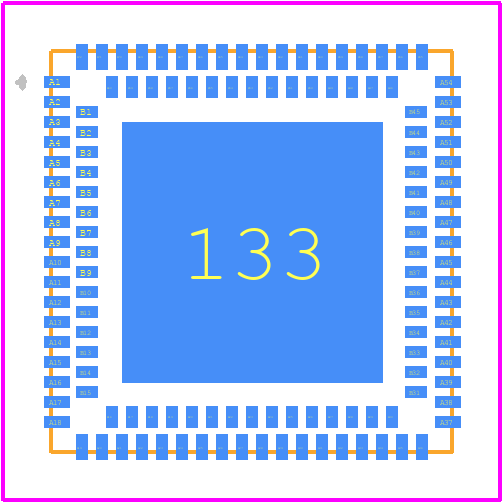 89HPES3T3ZBNQG8 - Renesas Electronics PCB footprint - Other - Other - 89HPES3T3ZBNQG8-4