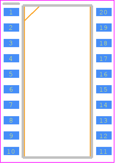 72413L35SO8 - Renesas Electronics PCB footprint - Small Outline Packages - Small Outline Packages - PSC-4031