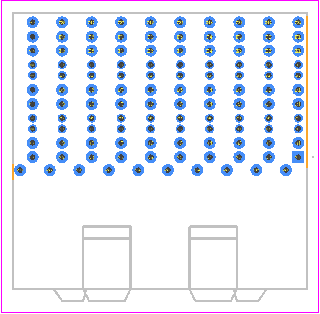 2065883-1 - TE Connectivity PCB footprint - Other - Other - 2065883-1-3