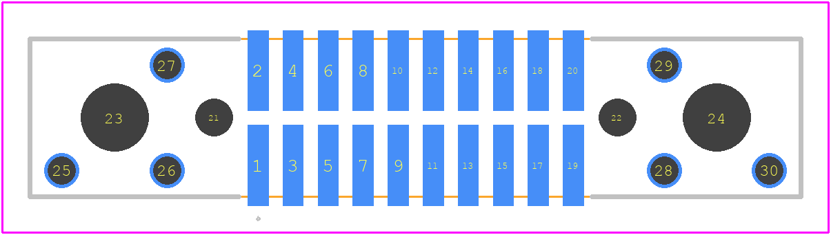 TFM-110-02-L-D-DS - SAMTEC PCB footprint - Other - Other - TFM-110-02-L-D-DS-2