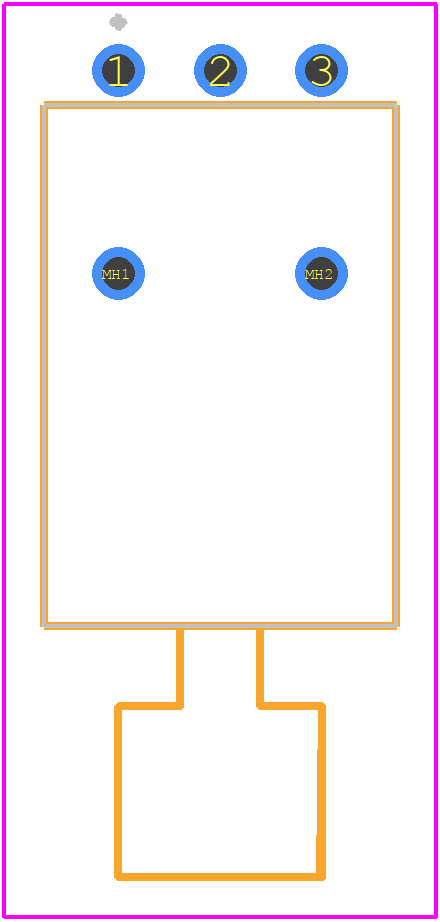 BB16AH-FC - NKK Switches PCB footprint - Other - Other - BB16AH-FC-1