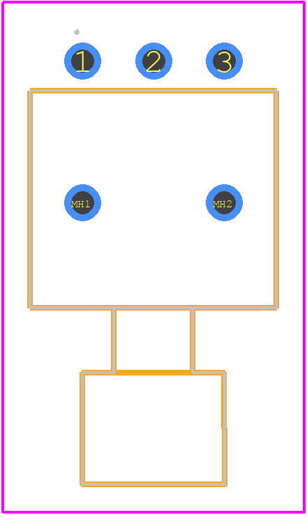 BB16AH-FA - NKK Switches PCB footprint - Other - Other - BB16AH-FA-2