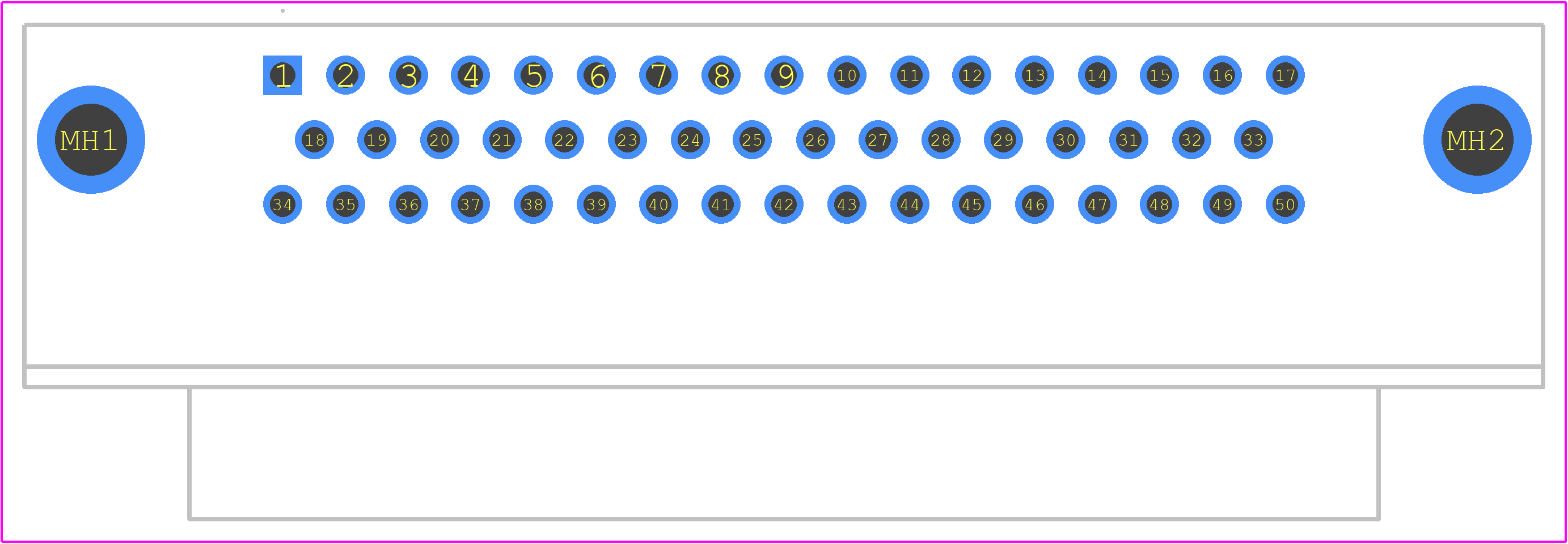 1218440-5 - TE Connectivity PCB footprint - Other - Other - 1218440-5-1