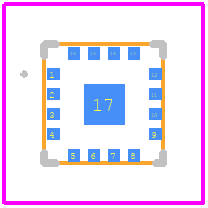 9FGV1008C001LTGI - Renesas Electronics PCB footprint - Other - Other - LGA 3.00x3.00x1.10 mm 0.50mm_2022_2