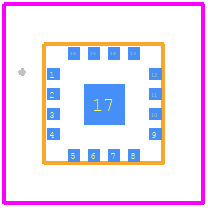 9FGV1005C000LTGI - Renesas Electronics PCB footprint - Other - Other - LGA 3.00x3.00x1.10 mm 0.50mm Pitch