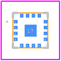9FGV1006CQ506LTGI - Renesas Electronics PCB footprint - Other - Other - 9FGV1006CQ506LTGI